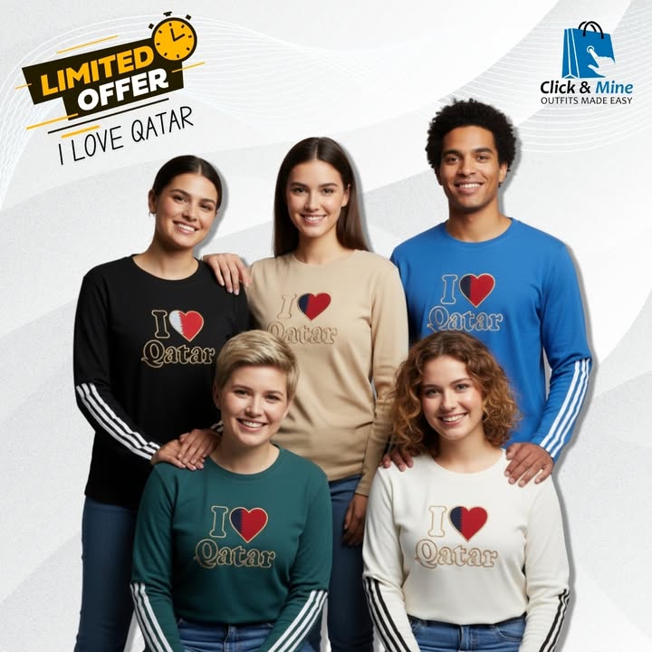 LONG SLEEVE I LOVE QATAR